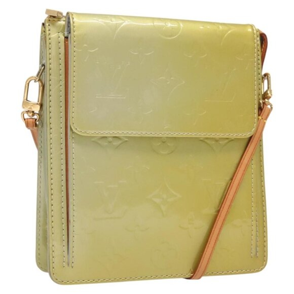 LOUIS VUITTON Monogram Vernis Motto Accessory Pouch Gris M91030 LV Auth 126193 - Picture 1 of 16
